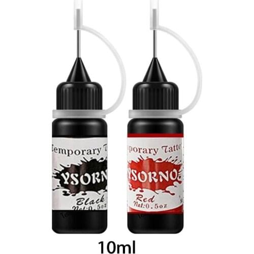 2 Color Temporary Tattoo Kit for Women Men Kids Fake Tattoos Semi Permanent