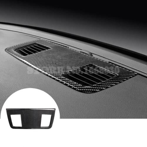Carbon Fiber Center Dashboard Speaker Trim Cover For BMW 3 Series E90 2005-2012 1pcs Car accesories interior Car decoration