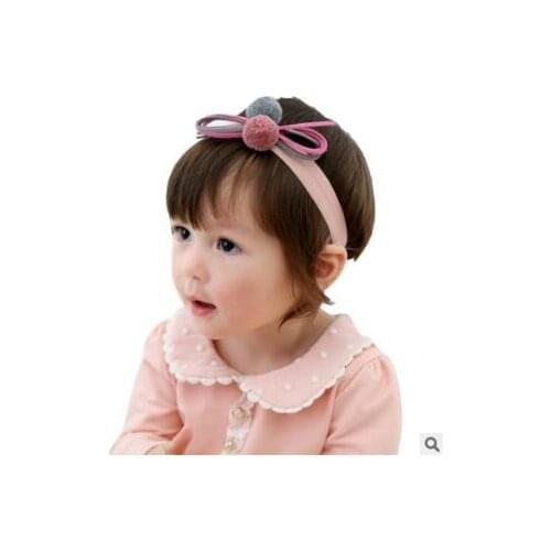 60pcs/lot DIY Multi Simple Fabrics Ball Headband Bowknot Children Pictures Head Bands Hair Styling Tools Hair Accessories HA773