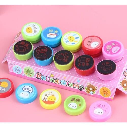 1pcs Children Toy Stamps Cartoon Animals Fruits Kids Seal For Scrapbooking Stamper DIY Cartoon Stamper Toys Girls Gift Wholesale