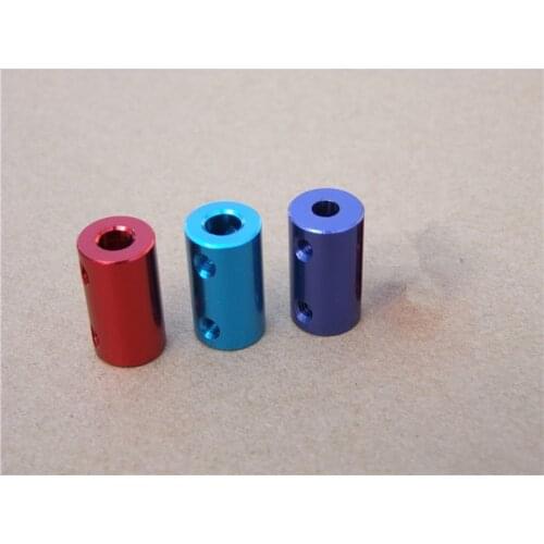 Diameter 14mm length 25mm red aqua blue black blue aluminum alloy coupler many size for motor shaft ship model diy coupling 1pcs
