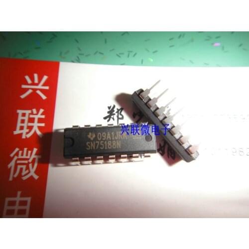In stock 100% New&Original 5pcs/lot SN75188N SN75188 DIP14