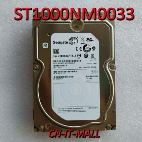 Seagate Constellation ES.3 ST1000NM0033 1TB 7200 RPM 128MB Cache SATA 6.0Gb/s 3.5" Enterprise Internal Hard Drive
