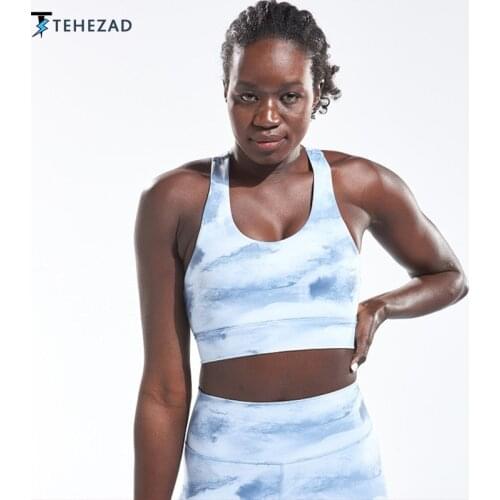 TEHEZAD Women Yoga Pants Sport Tank Push Up Gym Female Clothing Fitness Top Large Size Workout Ladies Camis Running Underwear