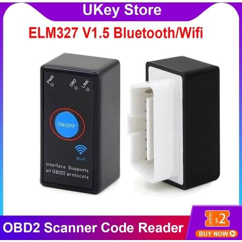 12V OBD2 ELM327 V1.5 BT / Wifi Version With PIC18F25K80 Chip Diagnostic Tools Car Scanners Code Reader Power Switch on/off