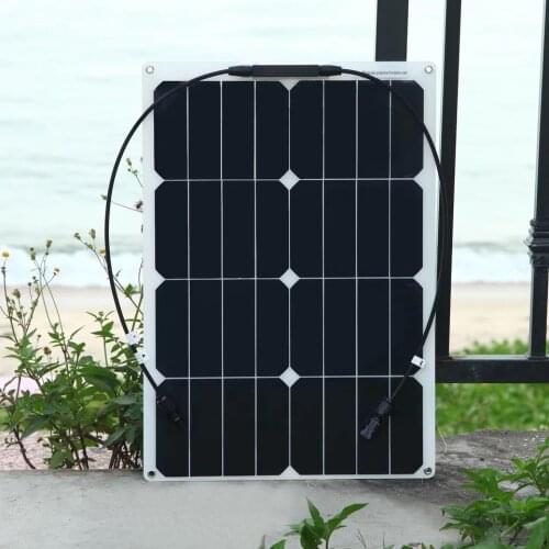 30W Semi Flexible solar panel,Solar module for 12V and 18V home applications