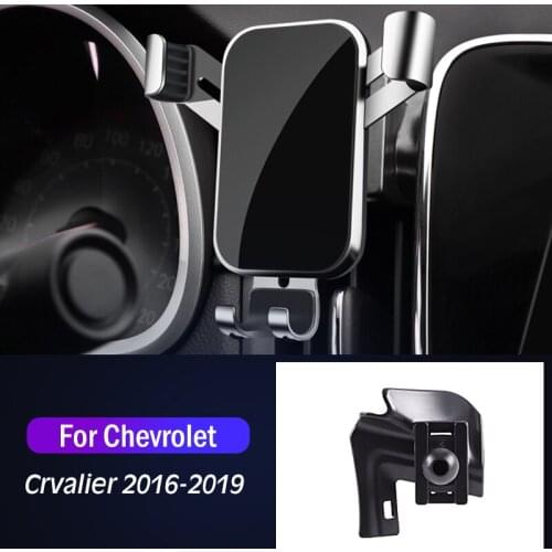 Car Mobile Phone Holder For Chevrolet Crvalier 2016-2019 Air Vent Mounts GPS Stand Gravity Navigation Bracket Car Accessories