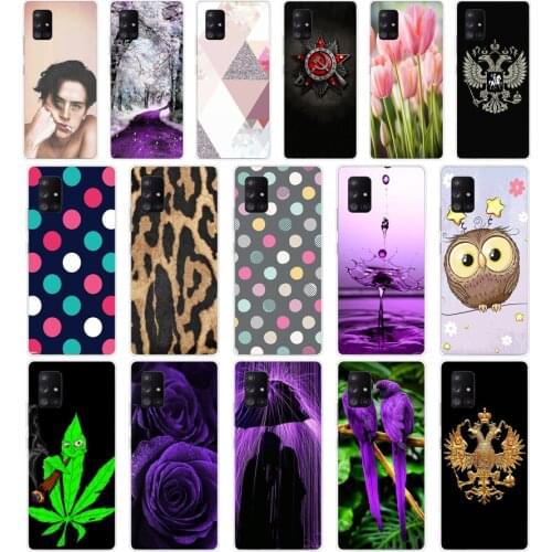 For Samsung Galaxy A71 Case coque soft Silicon phone Cover For Samsung A71 A715 6.7inch coque bumper full 360 Protective fundas