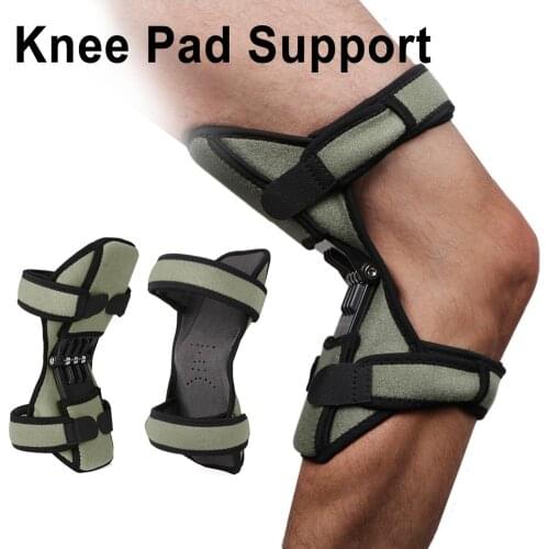 1 Pair Breathable Joint Knee Pads Outdoor Support Climbing Pad Powerful Rebound Stabilizer Safety Knee Booster Stability Pad