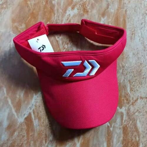 Daiwa Fishing Cap Empty Top Outdoor Sports Cycling Fashion Beach Sun Hats Sun Visor