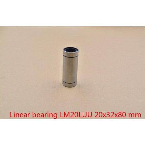 LM20LUU 20mmx32mmx80mm linear ball bearing bush bushing for rod round shaft cnc 1pcs