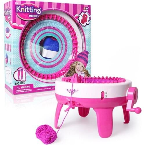 48 needles handmade wool knitting machine cylinder wool loom hand-knitted scarf sweater hat socks adult children lazy artifact