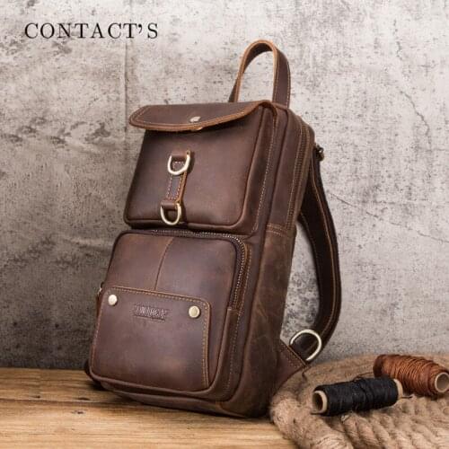 Genuine leather male Multi-functional Waist Pack Fanny Pack men Leather Belt Waist bags phone pack small chest messenger for man