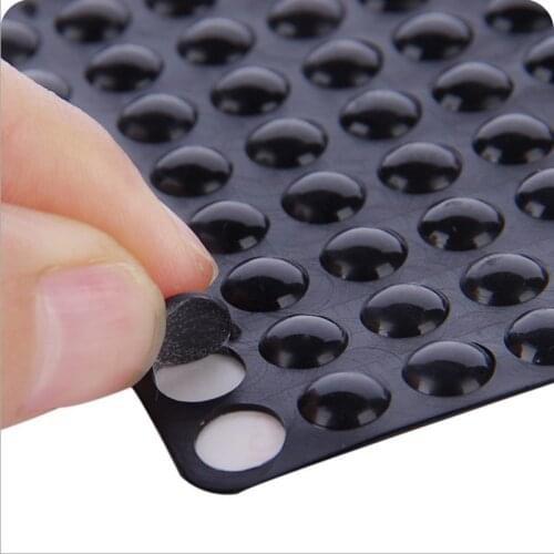 100 Pcs Wall Stickers Self Adhesive Buffer Bumper Toilets Drawer Door Cabinets Anti-collision Rubber Non Slip Silicone Feet Pad