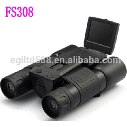 New 12X Zoom Digital Telescope Video Camera HD 1280x720P With 2.0 inch LCD Screen FS308 Digital Binocular Cameras