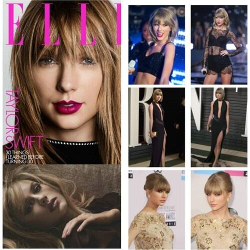 Full Print 2020 CANVAS Painting Super Star Female Beautiful Pretty Singer Taylor Alison Swift: Miss Americana Poster Wall Art