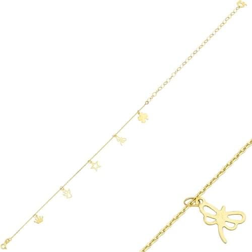 14k Gold Anklet