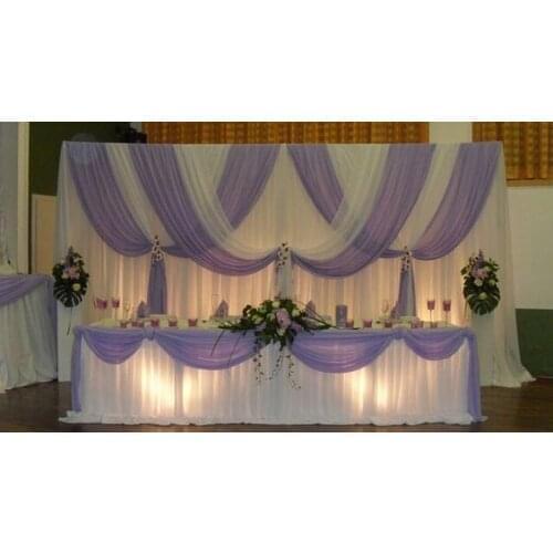 Lilac romantic Wedding backdrop stage decoration backgroundcurtain wedding decoration