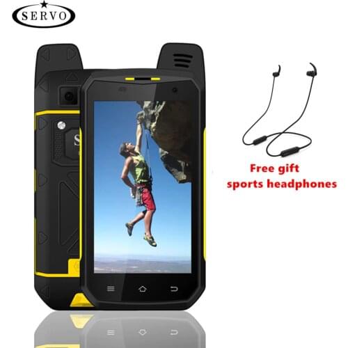 SERVO B6000 Smartphone MT6762V 4G 64GB Android 9.0 16MP 5000mAh IP68 Waterproof LTE Rugged Phone Support Walkie Talkie NFC 5.0"