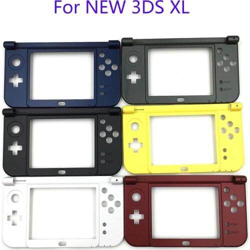 2015 New Verison For Nintendo New 3DS XL Replacement Hinge Part Black Bottom Middle Shell/Housing Case