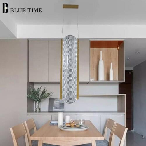 New Modern Pendant Light Acrylic Led Hanging Lamp For Dining Room Kitchen Chandelier Living Room Bedroom Light Fixture 110v 220v