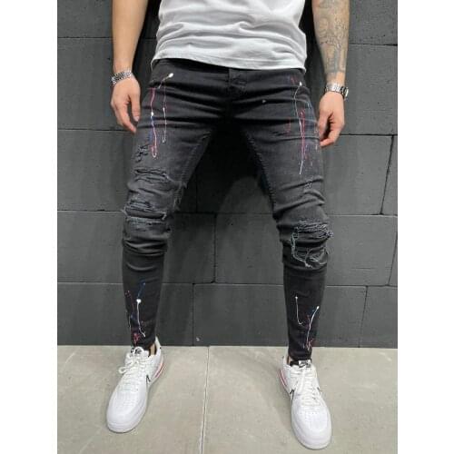 Men's Skinny Jeans Street F. China