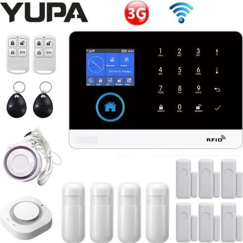 PG-103 3G WIFI GSM GPRS Smart Home Burglar Security Alarm System Wireless RF 433MHz Alarm Kit APP Remote Control For iOS&Android