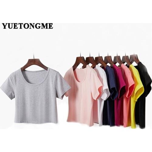 YUETONGME Women's Cropped T-shirts