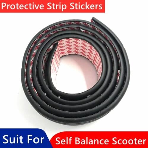 Protective Strip Stickers for Self Balance Electric Scooter Unicycle Skateboard Soft Thick Practive Anti-collision Strip 1 Roll