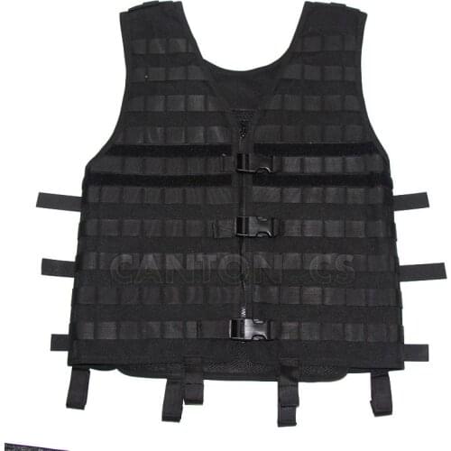Tactical MOLLE Vest With Breathable Mesh Adjustable Outdoor Molle Modular Utility Vest For CS Wargame Hunting Accessories