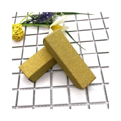 2.5*2.5*8.5cm gold black laser kraft Paper Box DIY Lipstick Perfume Essential Oil Bottle packaging box valve tube packag