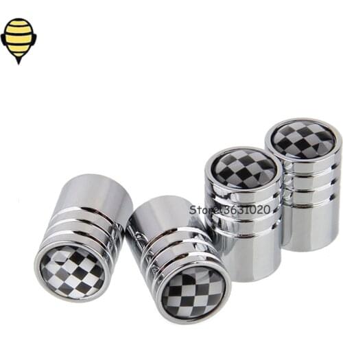 Car Accessories Auto Wheel Tire Valve Stem Caps Valve Covers for F1 logo for Audi BMW Mercedes Benz Chrysler Fiat Volkswagen KIA