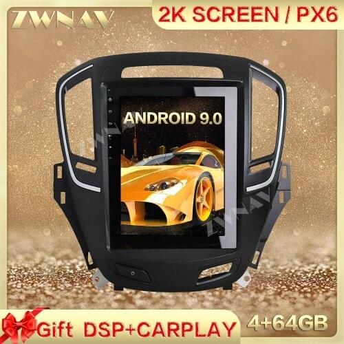 DSP Carplay Tesla screen Android 9.0 Car Multimedia Player For OPEL Regal lnsignia 2013-2017 GPS Radio Auto stereo IPS head unit