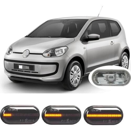 For Volkswagen VW Up e-Up 121 122 BL1 BL2 2011 2012 2013 2014 2015 2016 Dynamic LED Indicator Side Marker Signal Accessories