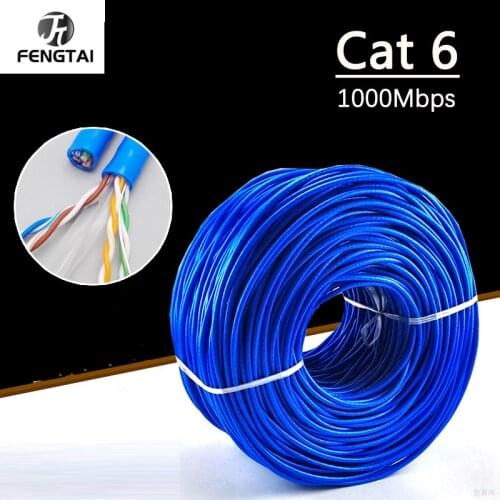 Ethernet Cable RJ45 Cat6 Lan Cable RJ 45 UTP Network Cable for Cat6 Compatible Patch Cord 50m20m for Modem Router Cable Ethernet