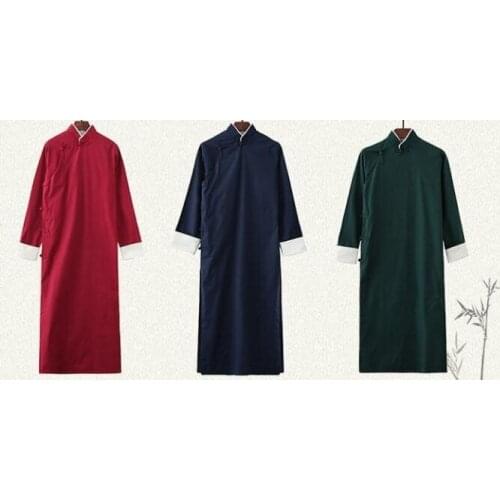 Cotton IP MAN Chinese kung fu robe wushu kung fu gown clothing garment outfit crosstalk robe allegro uniforms Wing Chun suits