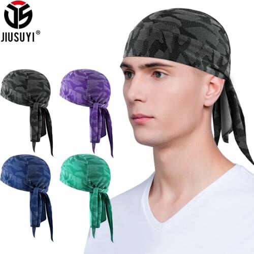 Summer Helmet Liner Head Hood Hat Pirate Cap Sweat-absorbent Breathable Drying Beanie Bandana Headscarf Head Wrap Men Women