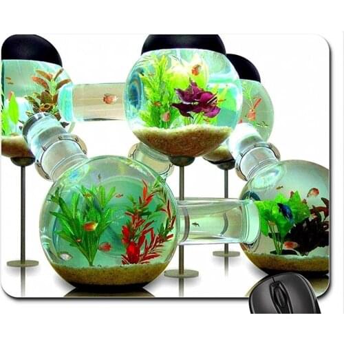 （mouse pad gaming mouse mat A375） Fish tank Mouse Pad, Mousepad Fish Mouse Pad