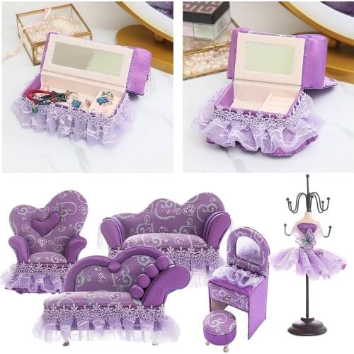 Lace Jewelry Display Box Storage Tray Organizers Case for Necklace Pendants Ring