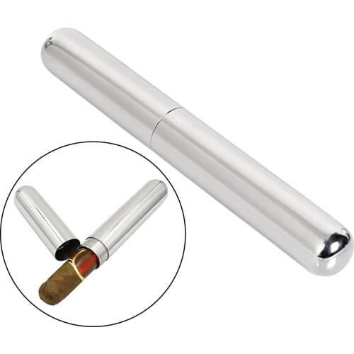 Cigar Holder Waterproof Scratch Resistant Moisture Proof Single Cigar Humidor Tube Case Outdoor Accessory Business Men Gift