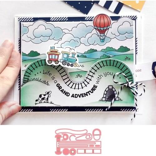 On The Move Swivel Slide Metal Cutting Dies for DIY Scrapbooking Embossing Paper Cards Making Crafts Supplies Diecuts 2019 New