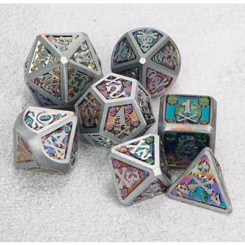 Dnd dice metal dnd dice set Solid Metal Polyhedral D&D Dice TRPG Games Board game Dice Dungeon and Dragon d20 dnd dice dnd gifts