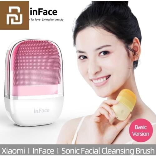 Original Xiaomi Youpin Smart Sonic Clean Electric Deep Facial Cleaning Massage Brush Wash Face Care Cleaner Rechargeable Mijia