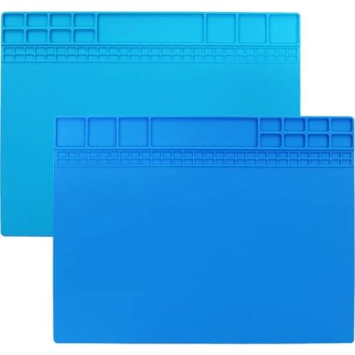 Heat Insulation Working Mat Heat-resistant BGA Soldering Station Repair Insulation Pad Maintenance Platform 405 X 305mm