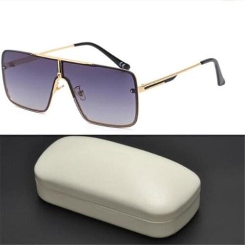 KAPELUS sunglasses Mens new sunglasses One-piece sunglasses Celebrity sunglasses 1272 Includes white leather box