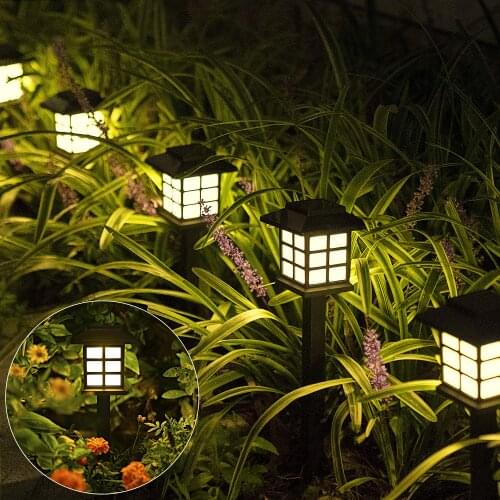 Solar Garden Lights 4/8/12 Pcs Solar Pathway Lights Outdoor Waterproof Solar Walkway Lights for Garden Landscape Path Yard