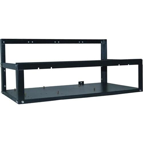 Steel Open Air Miner Mining Frame Rig Case Up to 6 GPU for Crypto Coin Currency Mining New