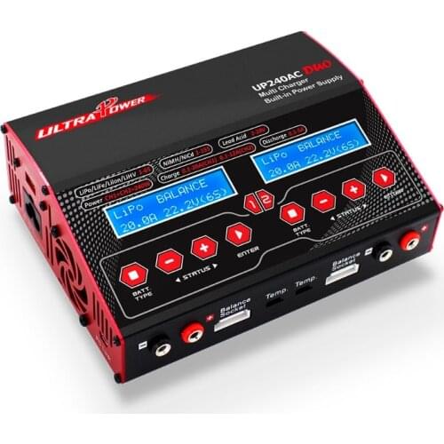 Ultra Power UP240AC DUO 240W Lipo / Lead / Nickel Battery Balance Charger for RC Model