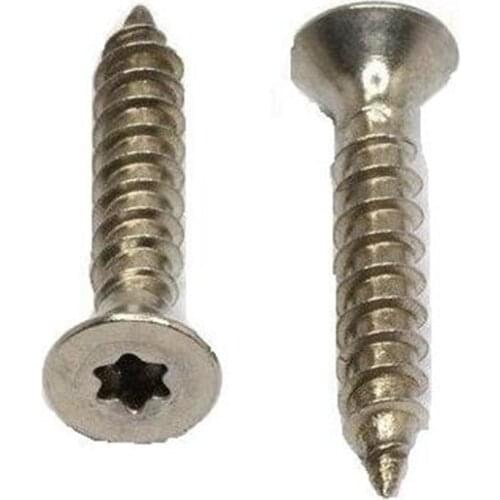 100Pcs ST2.9 ST3.9 ST4.2 ST4.8 Torx Screws Flat Head Self Tapping Tork Screws Stainless Steel 304
