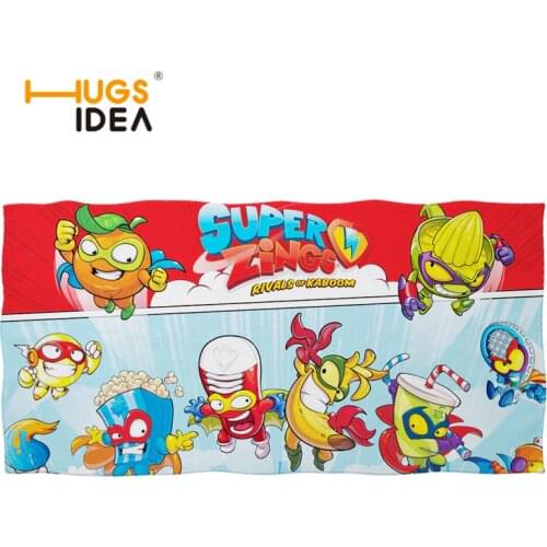 Microfiber Absorbent Towel Soft Cartoon Beach Shower Towel Game Superzings Kids Adult Bathroom Quick drying Bath Towel 75x150cm